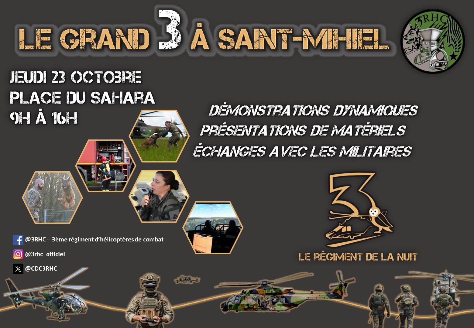 Ville de Saint Mihiel | ANNULÉ – Rencontre avec le 3ème RCH d’Etain